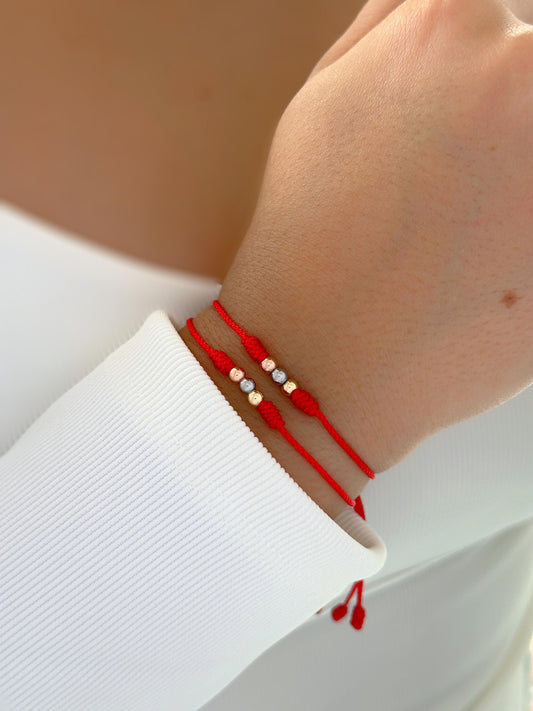 Pulsera Tres Oros Balín de 4mm