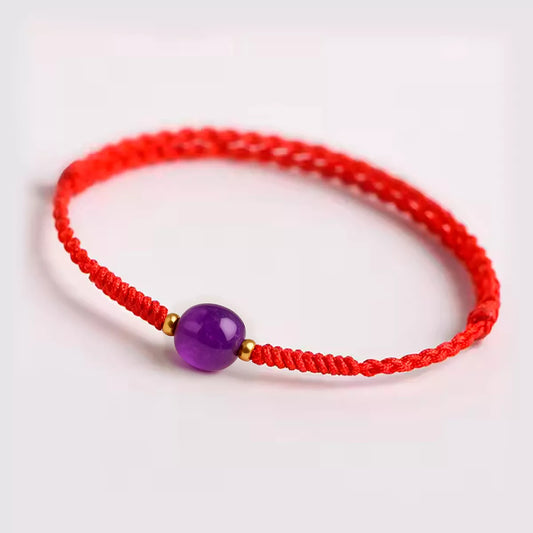 Pulsera Cuarzo Natural + Oro 18k