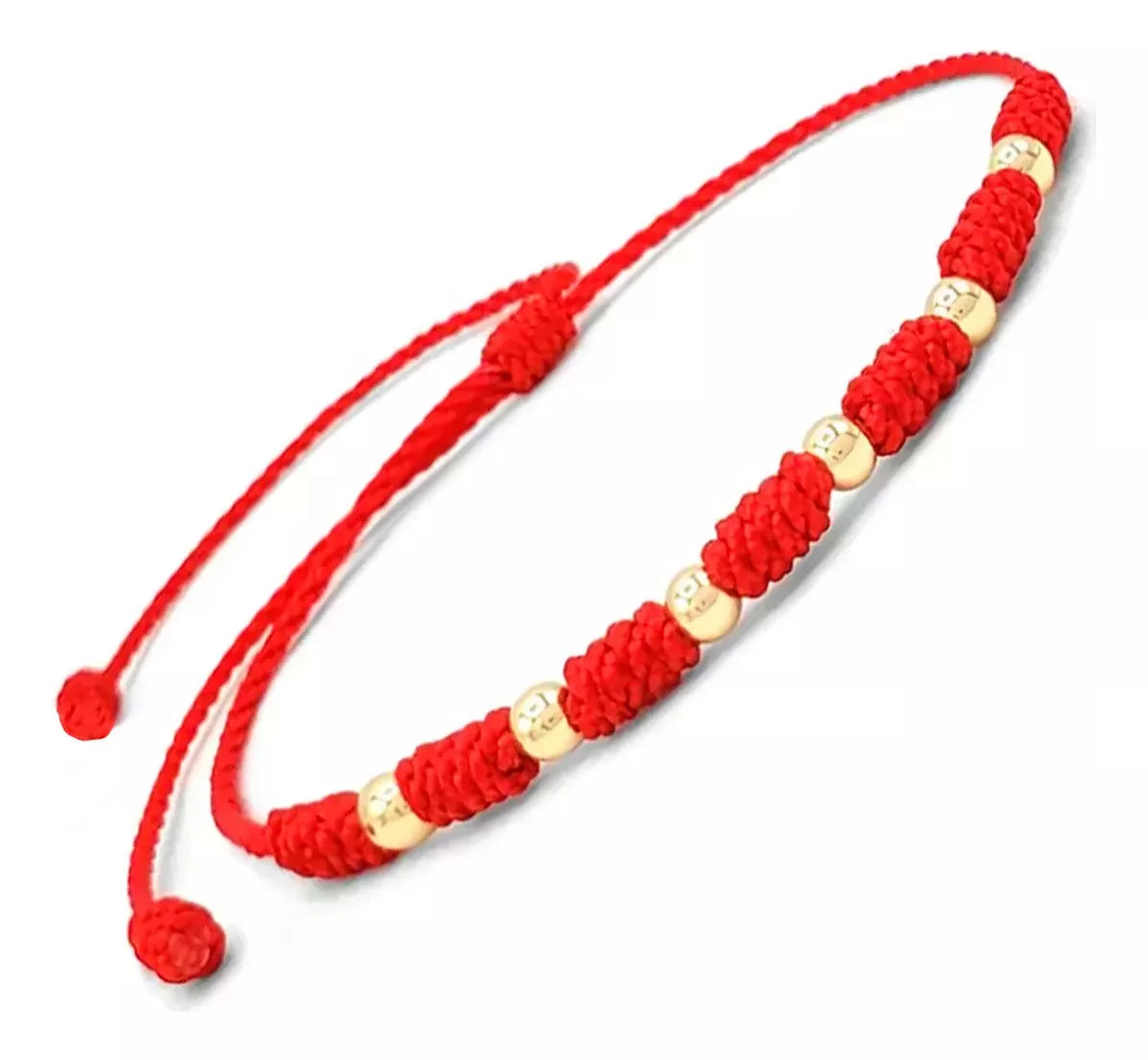 Pulsera 7 Nudos Oro Lamiando 3mm