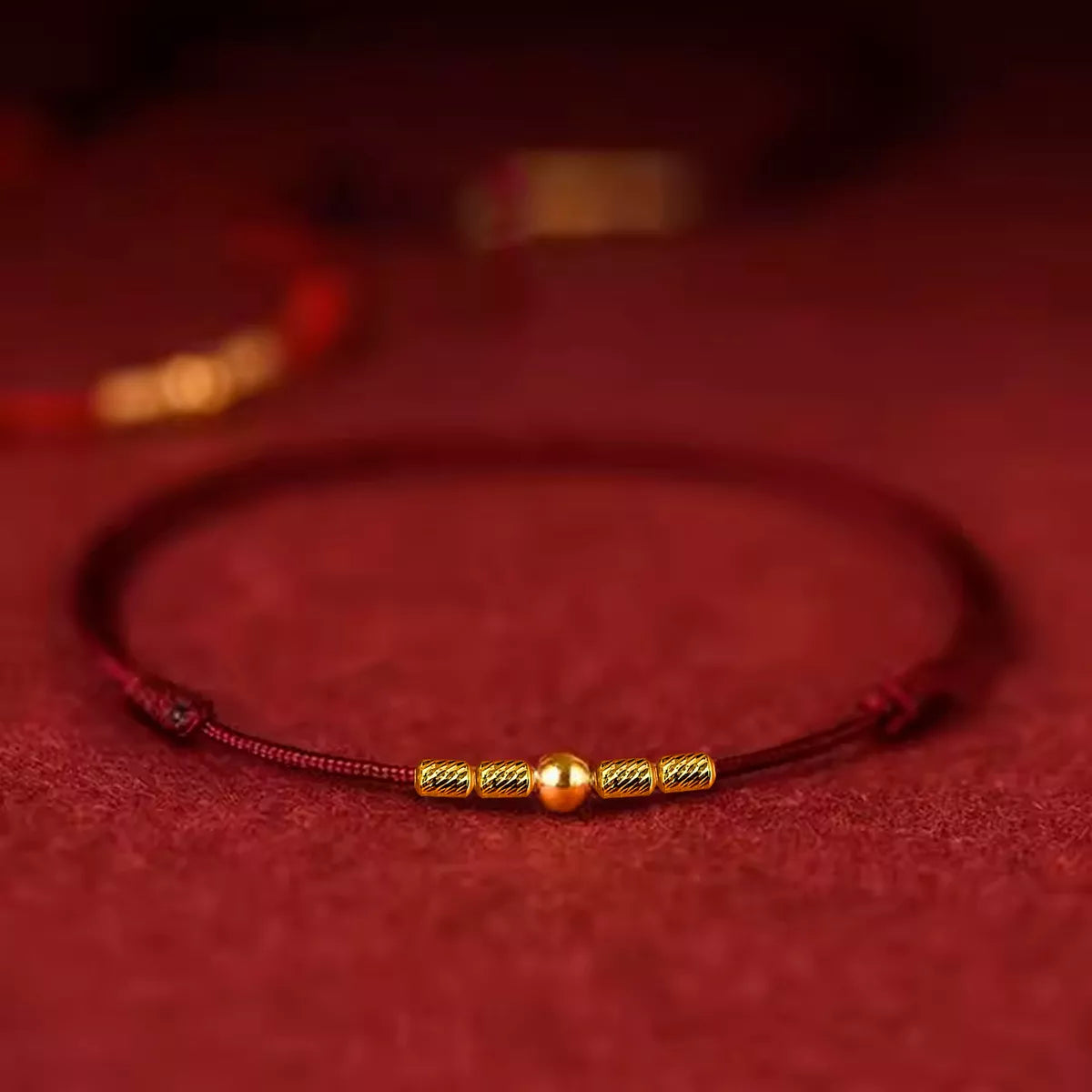 Pulsera Trenzada Balín +cilindros En Oro 18 kilates Puro Real