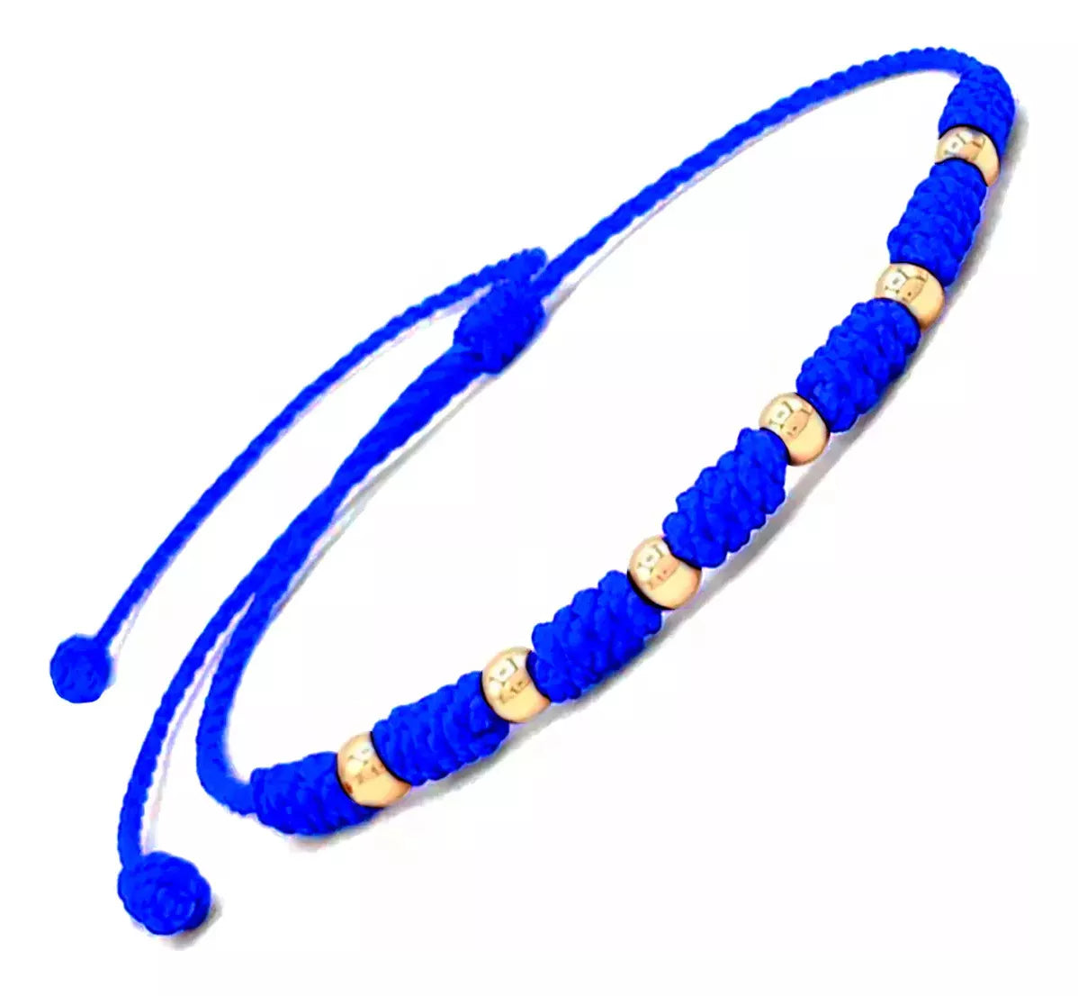 Pulsera 7 Nudos Oro Lamiando 3mm