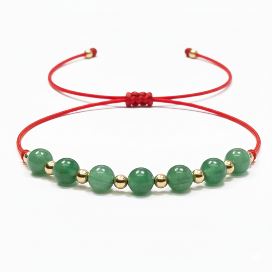 Pulsera Balines 18k 7 Cuarzo Naturales