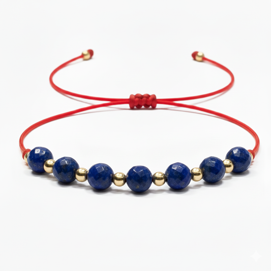 Pulsera Balines 18k 7 Cuarzo Naturales