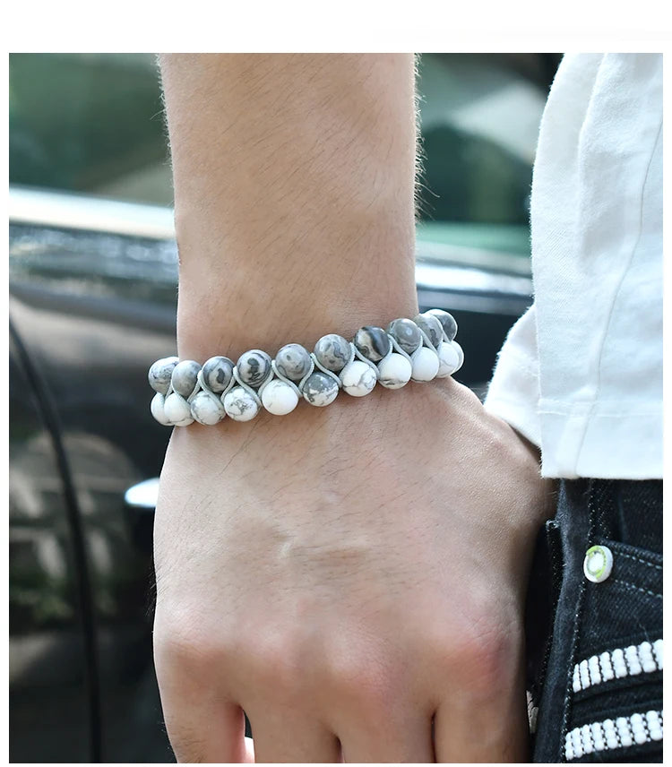 Pulsera Doble Howlita