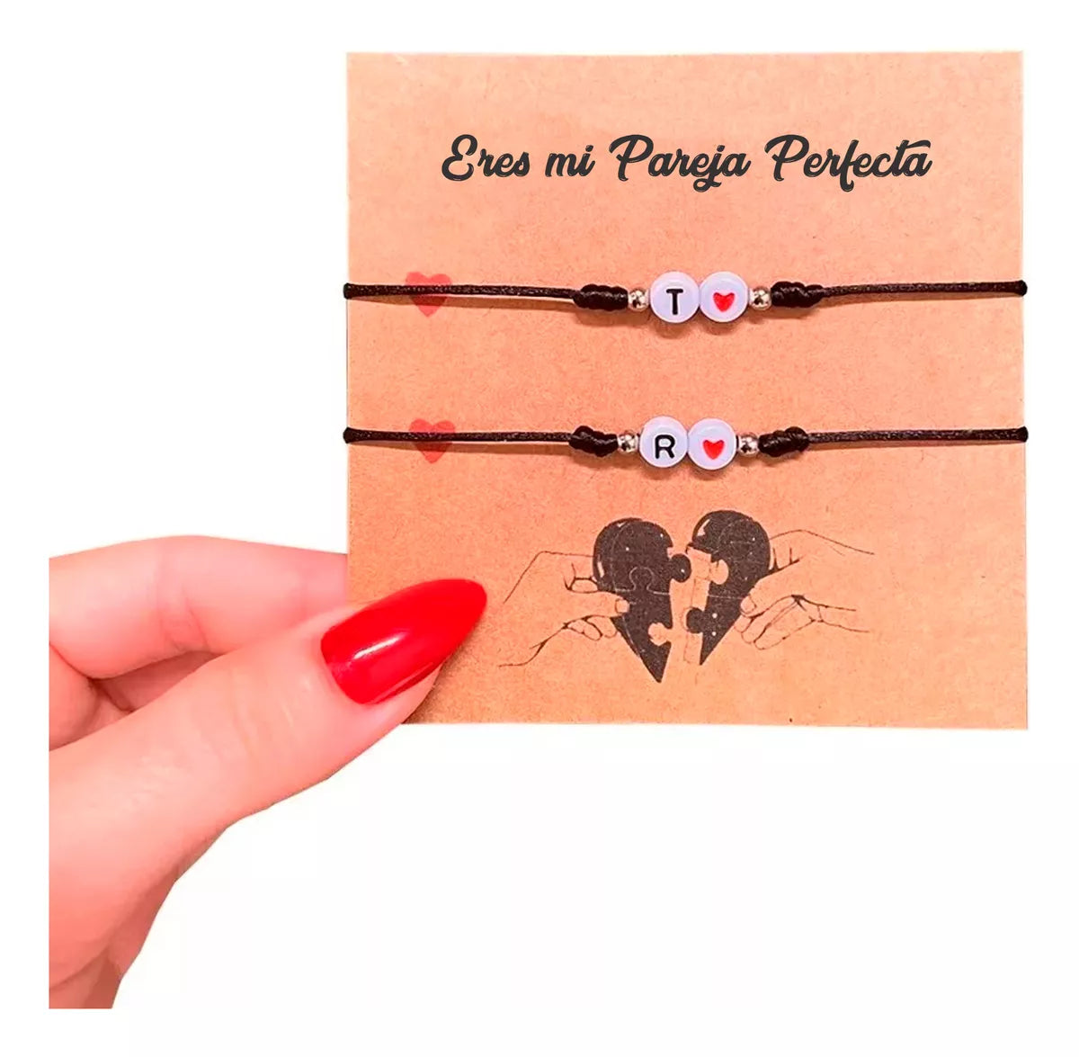 Pulsera Letra Inicial Personalizada con Corazón