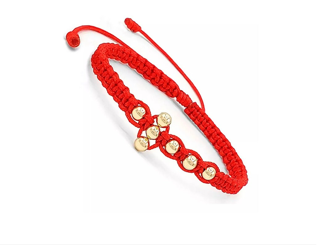 Pulsera de Cruz en Oro 18k