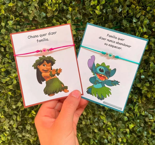 Pulsera lilo y stitch Luminoso con Corazón Luminoso