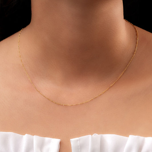 Cadena 3 en 1 en Oro 18k