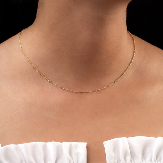 Cadena entre Balines 18k