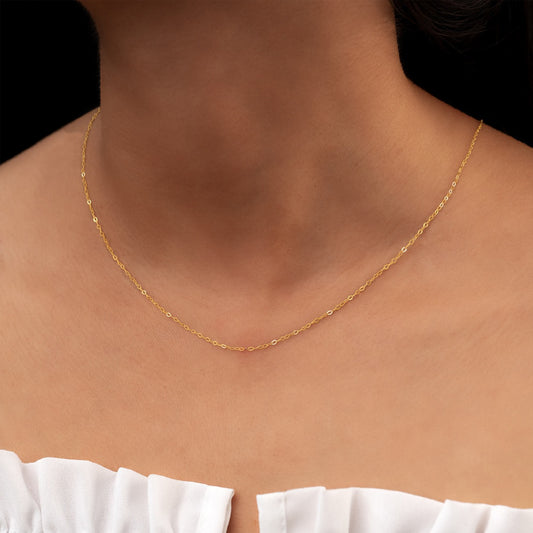 Cadena Mini Rolón Oro 18k