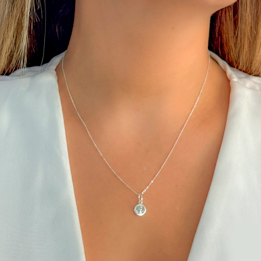Collar en Plata Italiana Virgen de la Milagrosa