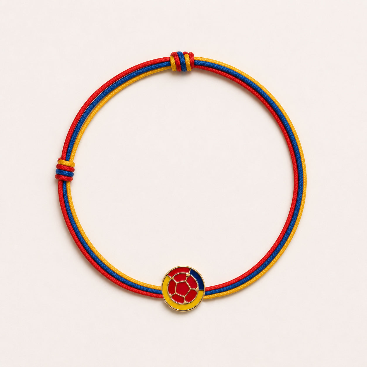 Pulsera Selección Colombia en Pasador Oro 18k