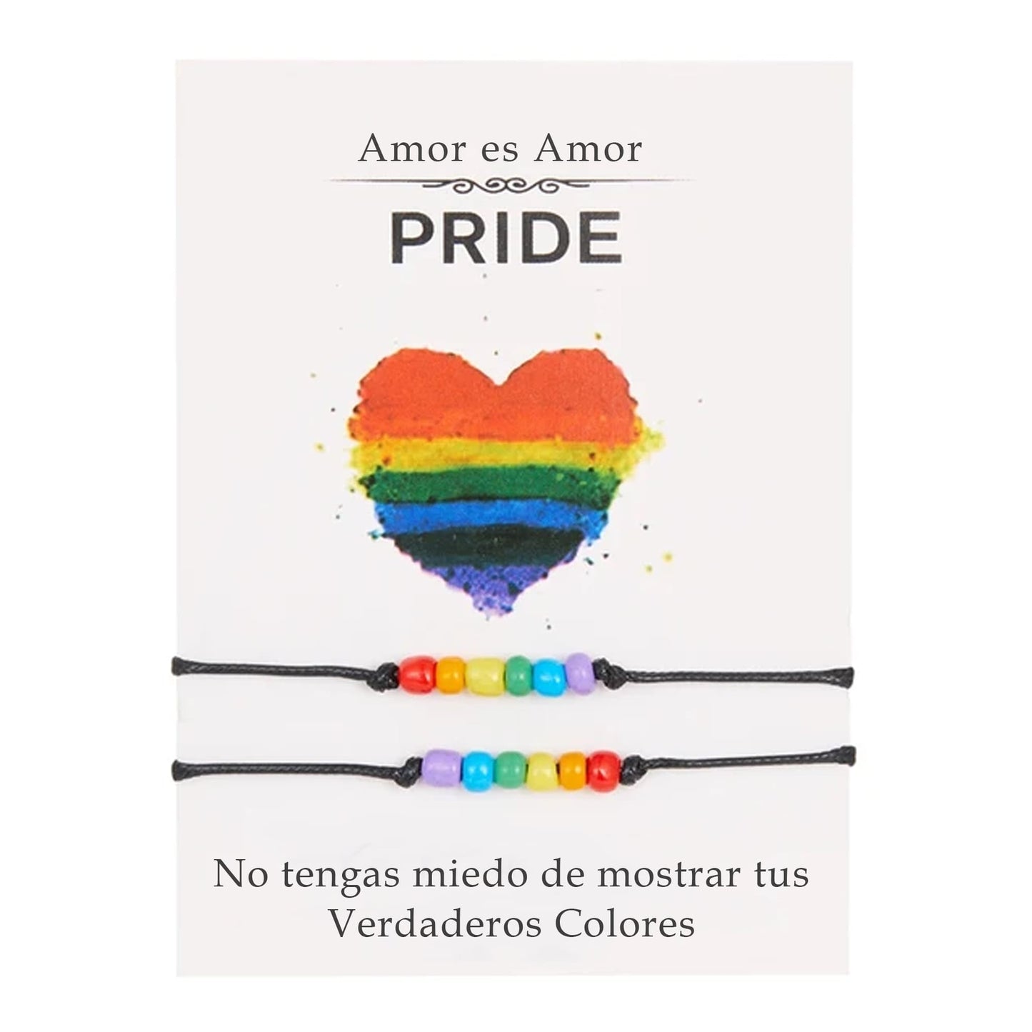 Pulsera LGTBIQ+ con Semilla Miyuki Multicolor x2