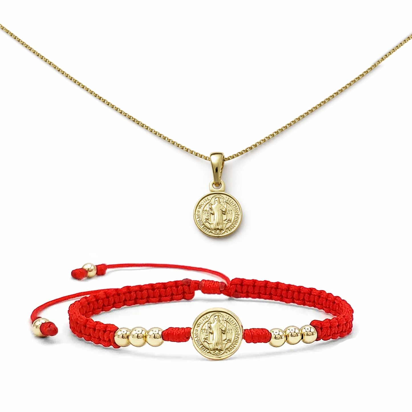 Set Protección Oro 18k (Incluye Cadena, dije y Pulsera)