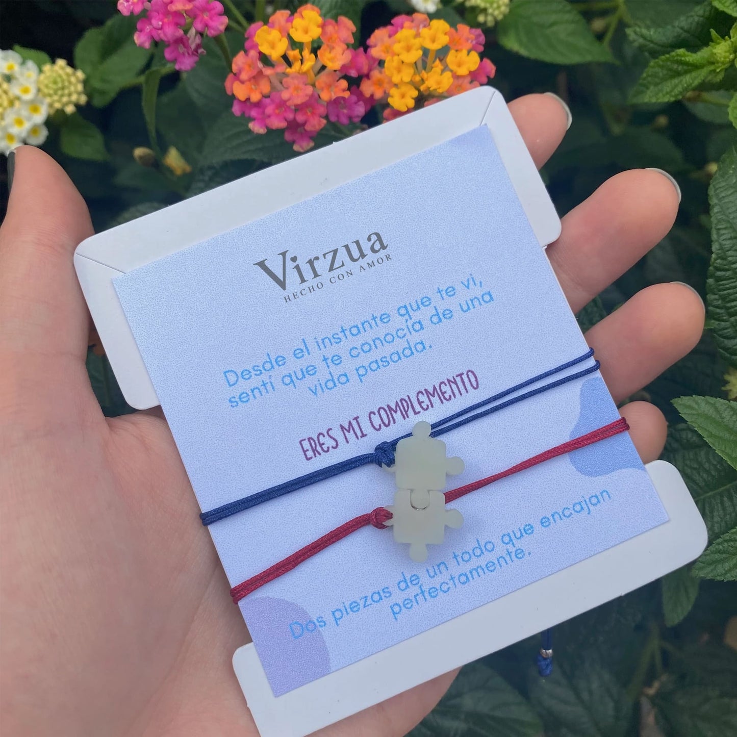 Pulsera De Rompecabezas Imantado Luminoso Nocturno x2