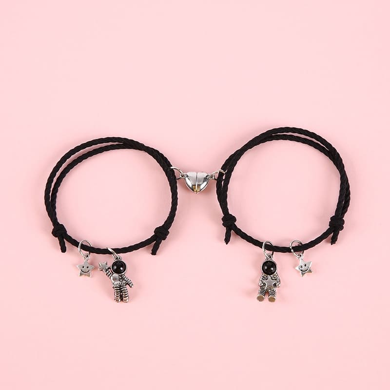 Pulsera Magnética para Parejas de Astronautas