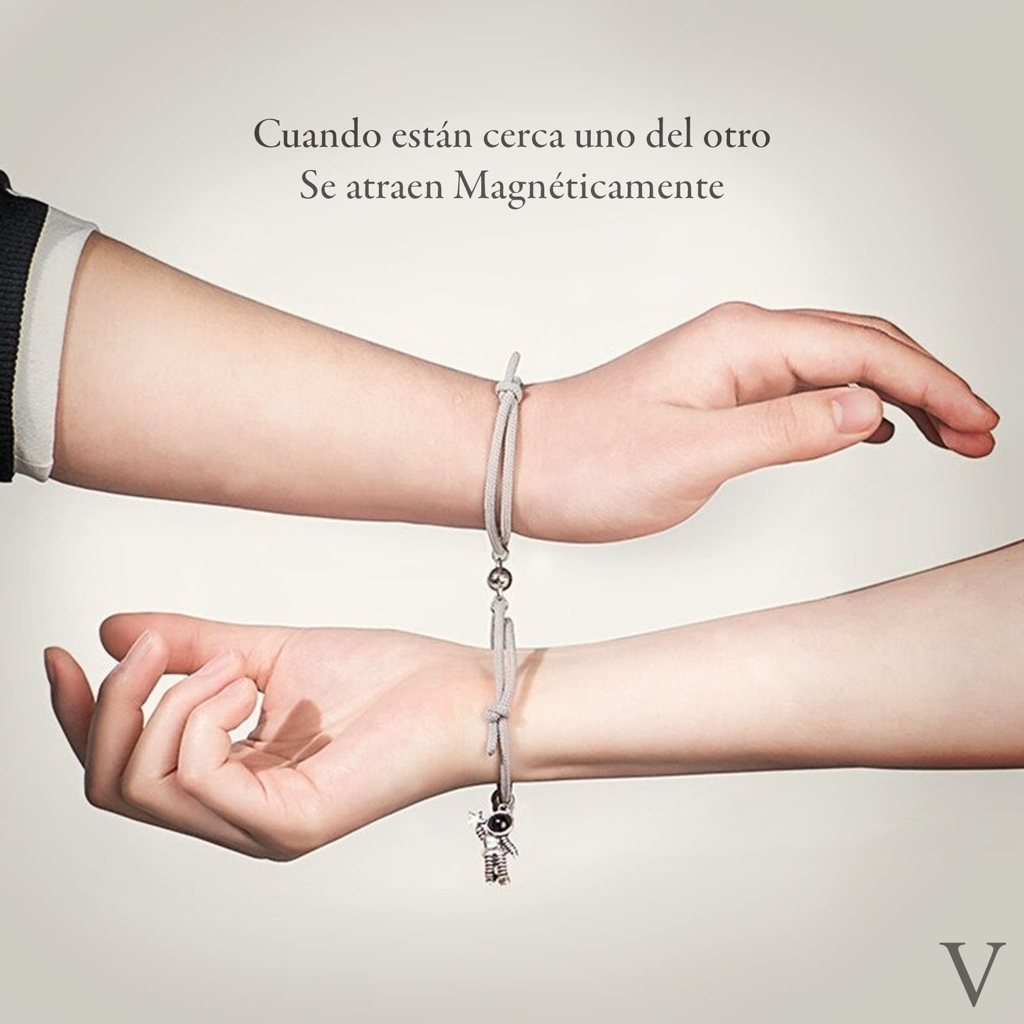 Pulsera Magnética para Parejas de Astronautas