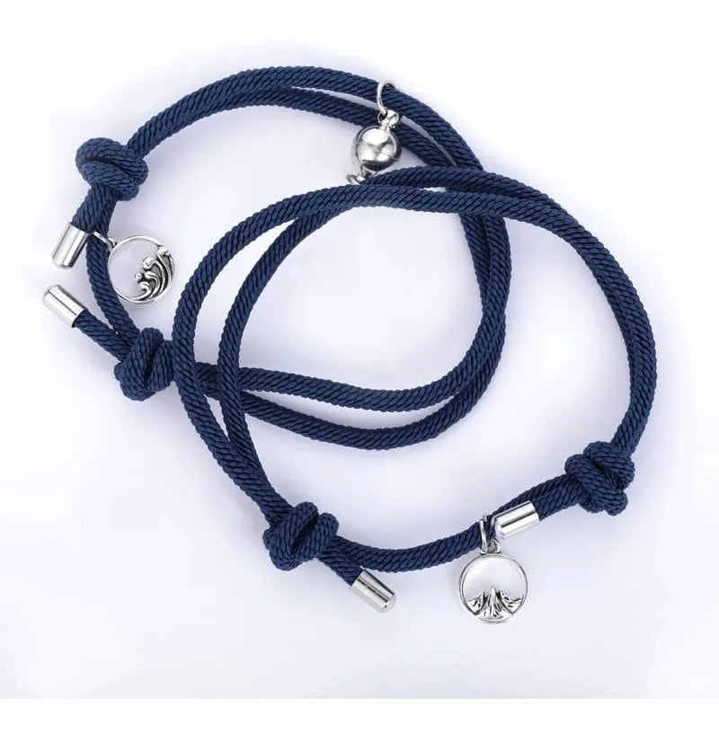 Pulsera para Parejas en Lazo Magnético x2