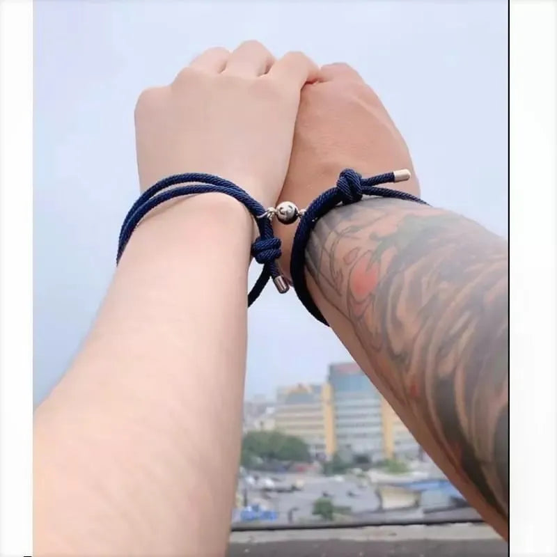 Pulsera para Parejas en Lazo Magnético x2