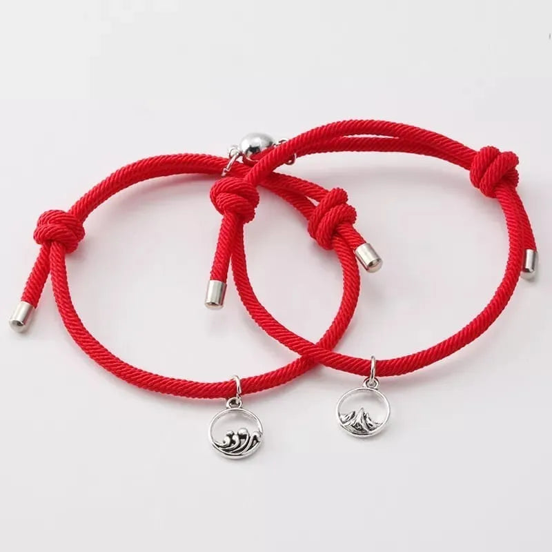 Pulsera para Parejas en Lazo Magnético x2