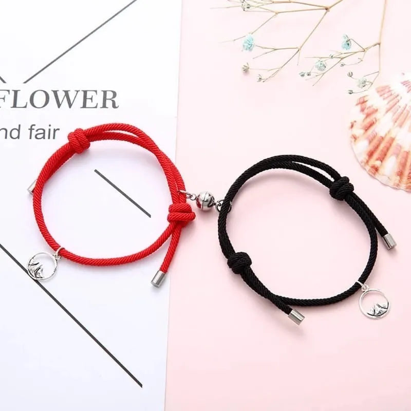 Pulsera para Parejas en Lazo Magnético x2