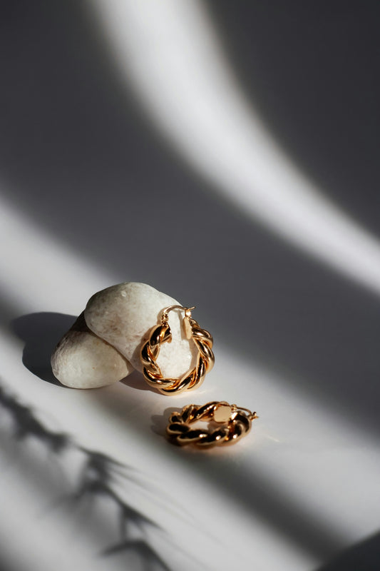 white and black stone fragment