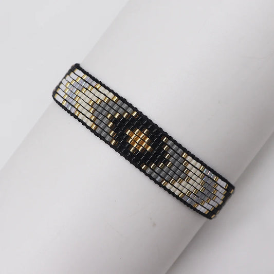 Pulsera Miyuki Diamantes