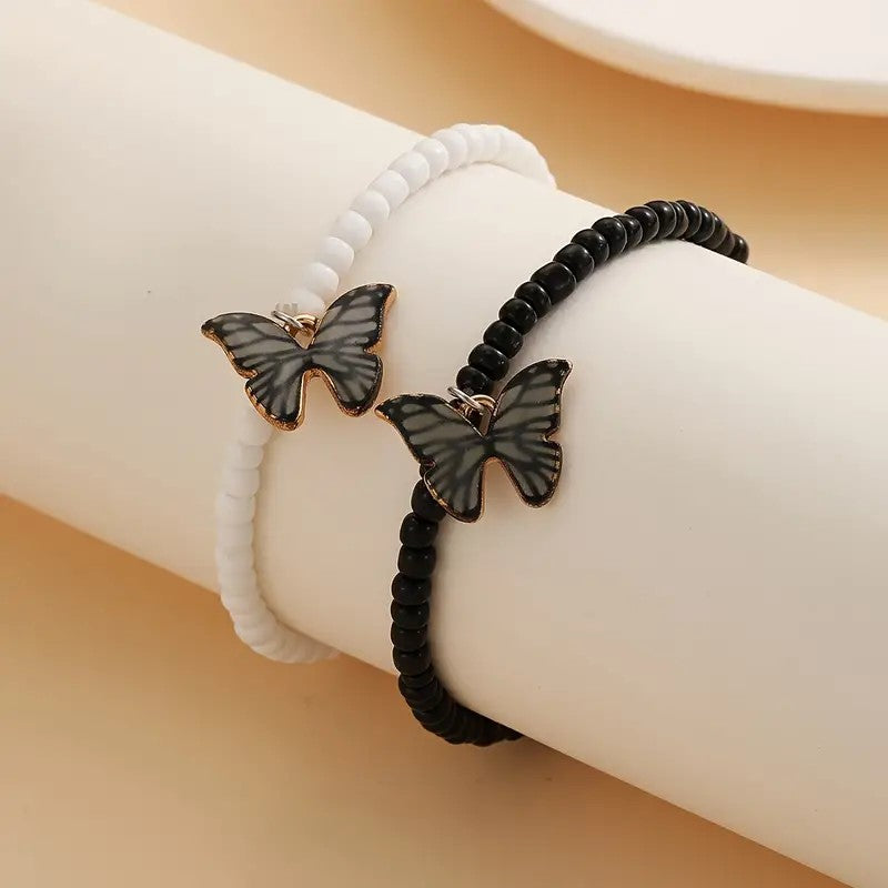 Hermosas pulseras mariposa luminosas