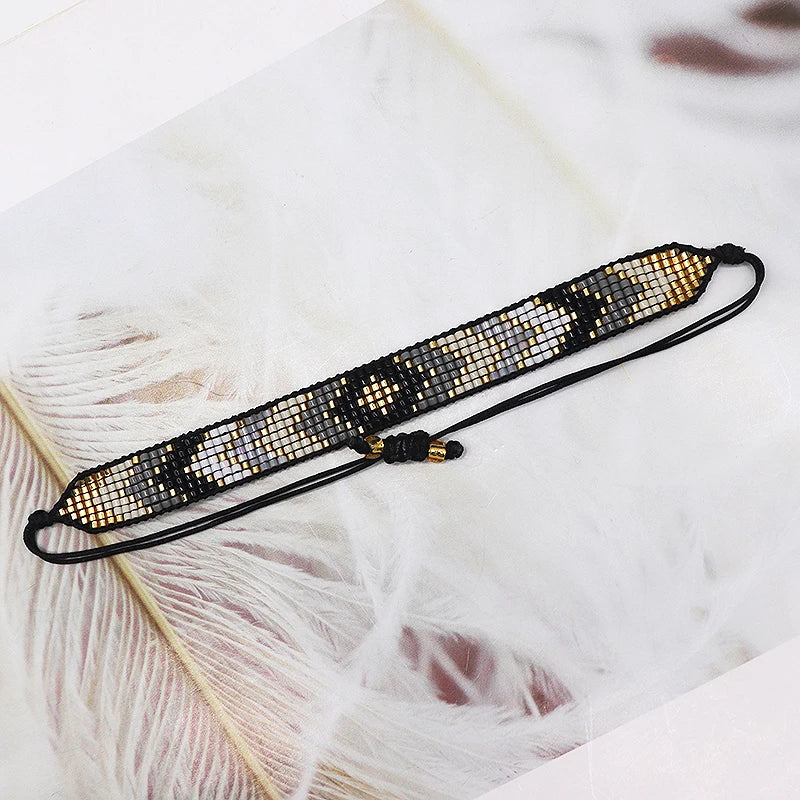 Pulsera Miyuki Diamantes