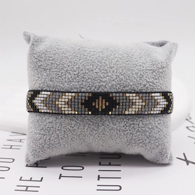 Pulsera Miyuki Diamantes