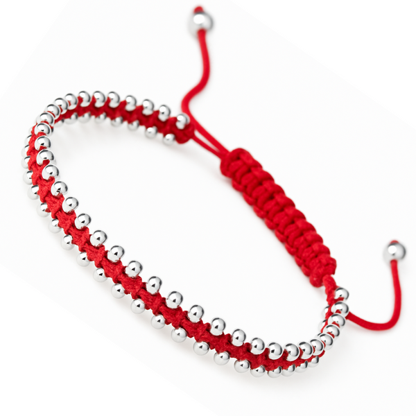 Pulsera Tenzado de Balines en Plata de Ley