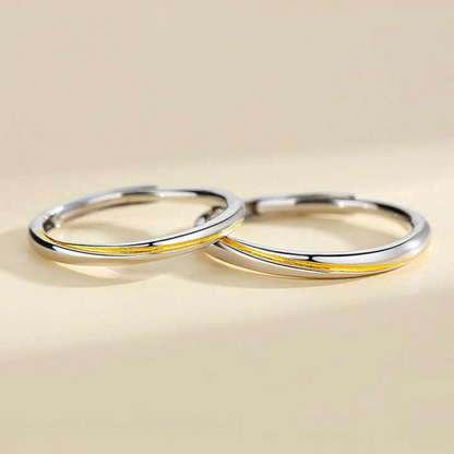 Argollas Parejas Hilo Dorado