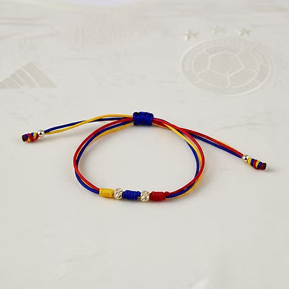 Pulsera Colombia Nudos Tricolor 18k
