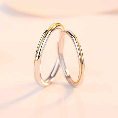 Argollas Parejas Hilo Dorado