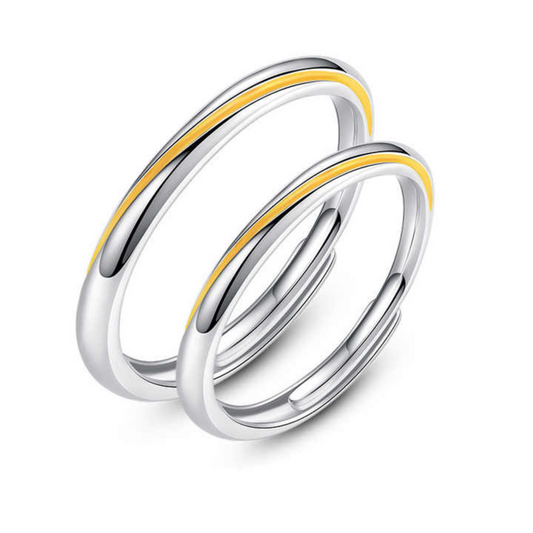Argollas Parejas Hilo Dorado
