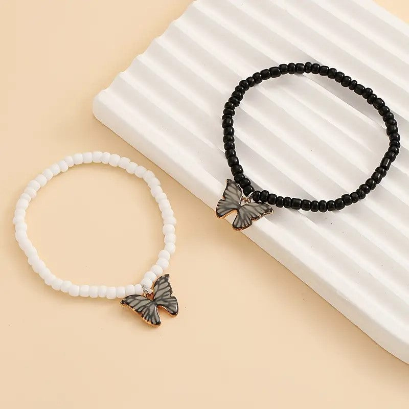 Hermosas pulseras mariposa luminosas