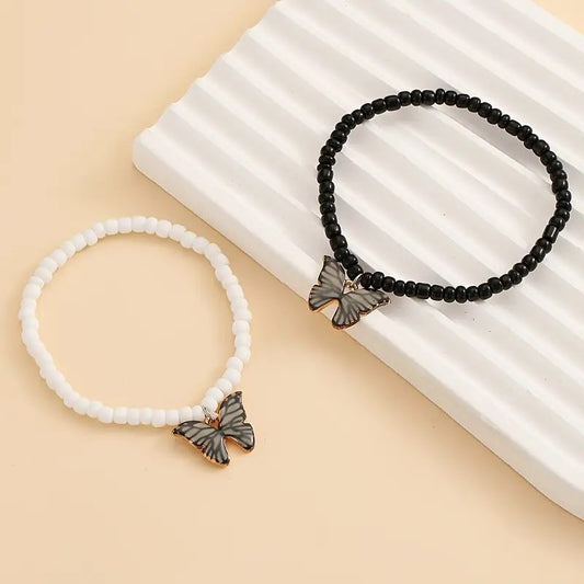 Hermosas pulseras mariposa luminosas