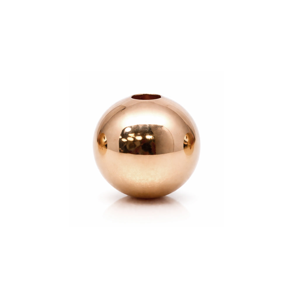 Balín Oro Rosa 18k Liso (3–6 mm)