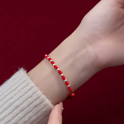 Pulsera 8 Nudos en Plata Ley