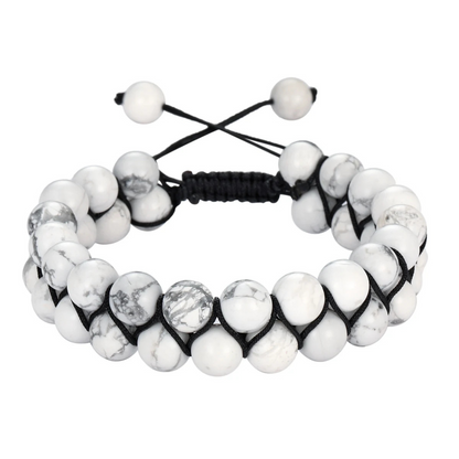 Pulsera Doble Fila Ojo de Tigre