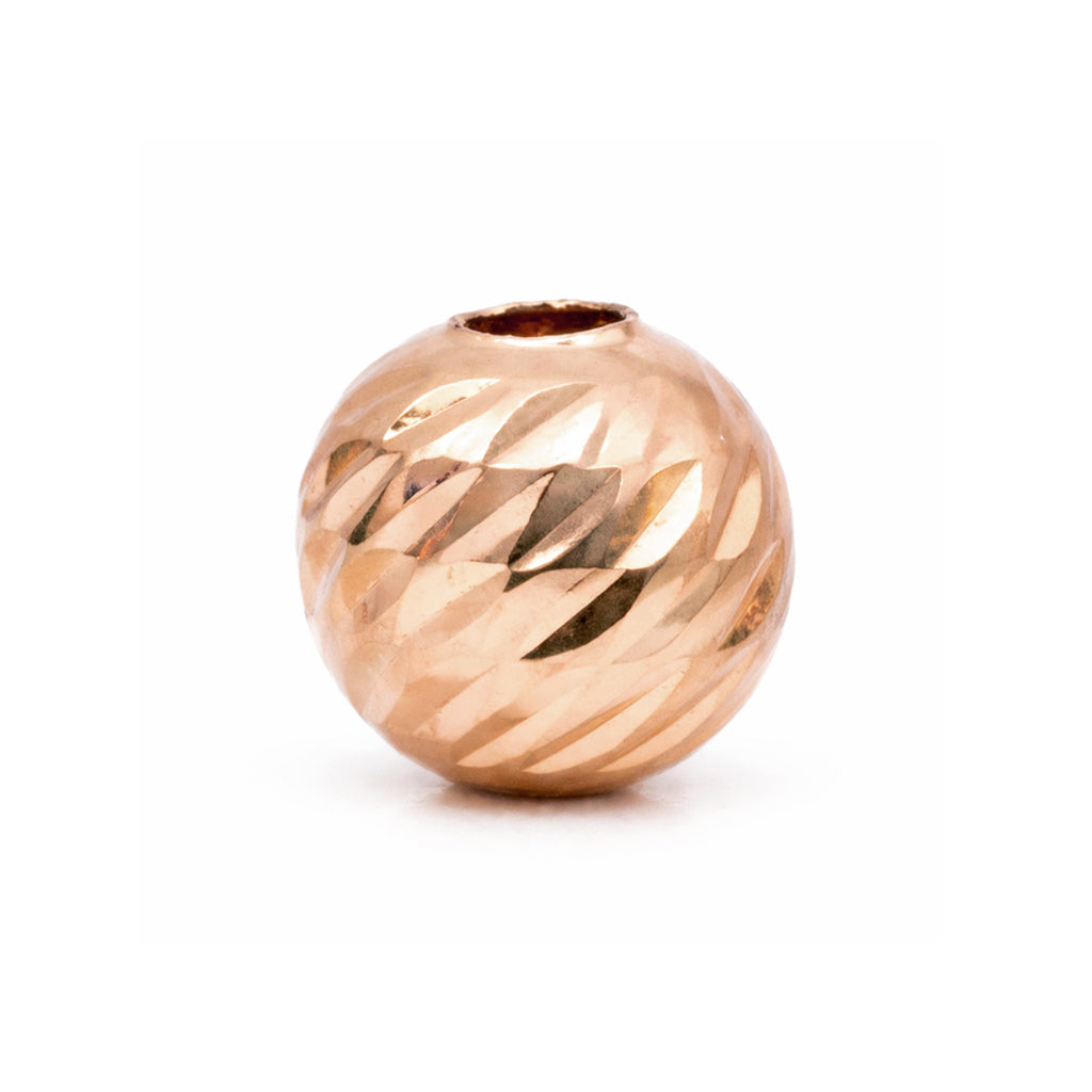Balín Diamantado Oro Rosa 18k (3–6 mm)