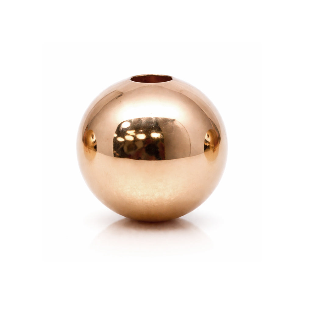 Balín Oro Rosa 18k Liso (3–6 mm)
