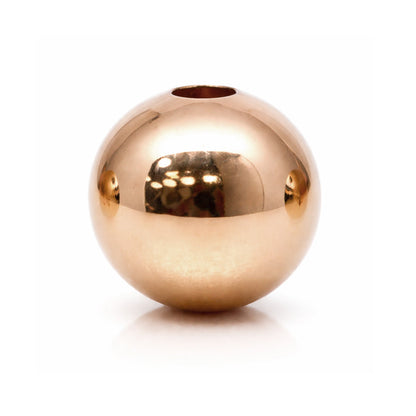 Balín Oro Rosa 18k Liso (3–6 mm)