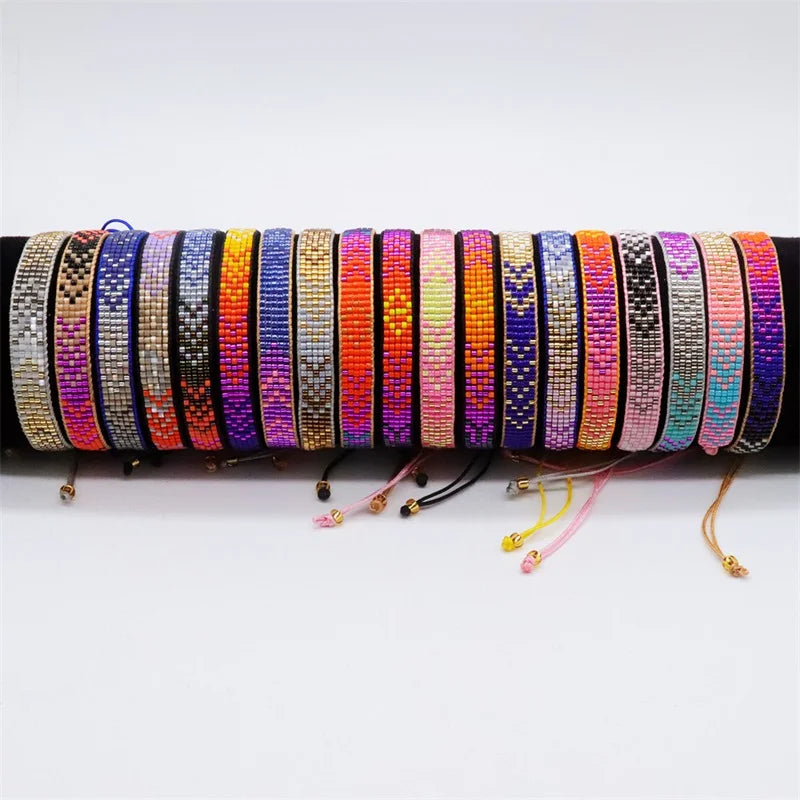 Pulsera Eclipse de Colores Ajustable en Miyuki