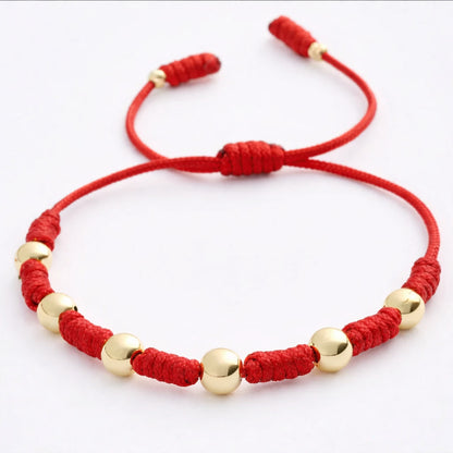 Pulsera 7 Nudos en Oro Real 18K (3mm a 6mm)