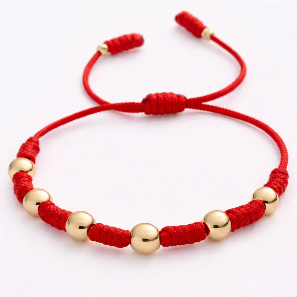 Pulsera 7 Nudos en Oro Real 18K (3mm a 6mm)