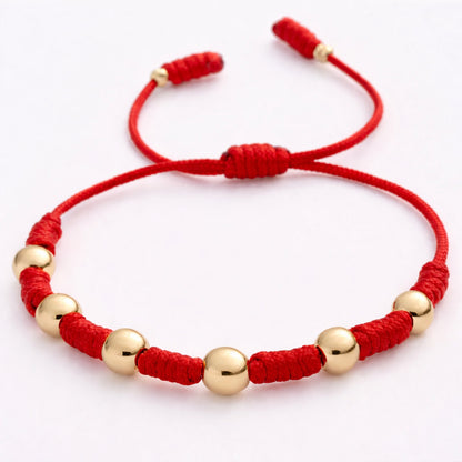 Pulsera 7 Nudos en Oro Real 18K (3mm a 6mm)