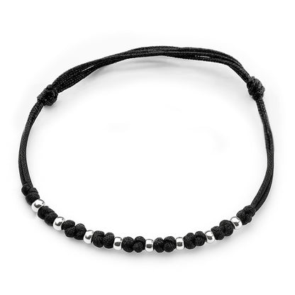 Pulsera 8 Nudos en Plata Ley