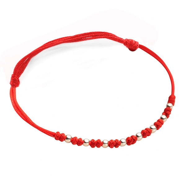 Pulsera 8 Nudos en Plata Ley