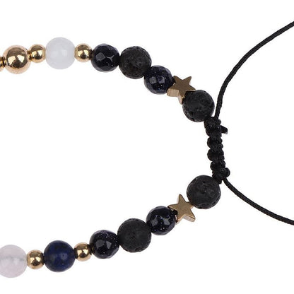 Pulsera Sistema Solar Universo 12 Planetas Cuentas De Piedra